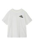 shirt voor meisjes met rugprint in het wit van name it