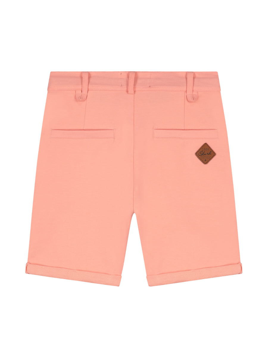 Short in koraal voor jongens van SKURK zomercollectie 2025