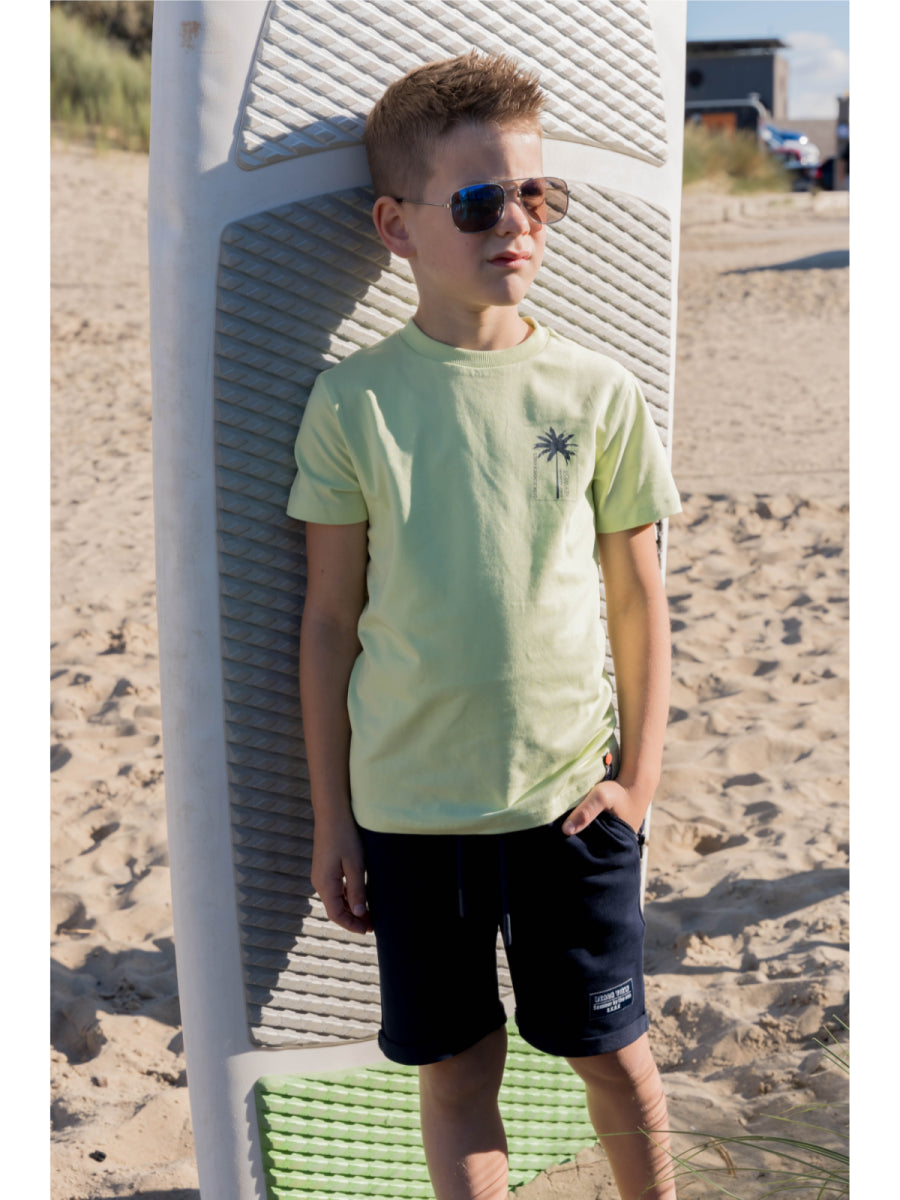 Short voor jongens in navy donkerblauw van Skurk zomercollectie 2025