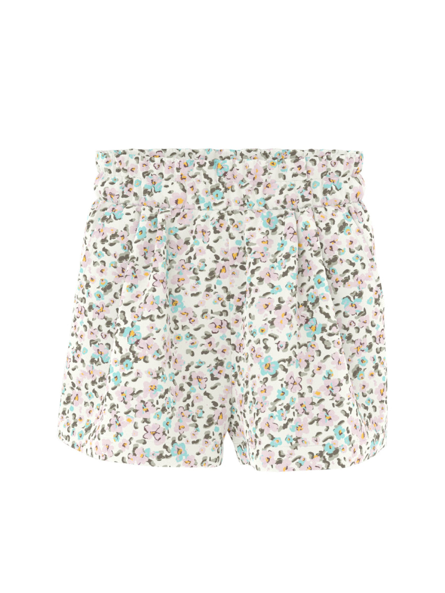 Short paperbag met bloemen motief voor meisjes van name it