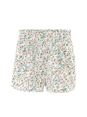 Short paperbag met bloemen motief voor meisjes van name it