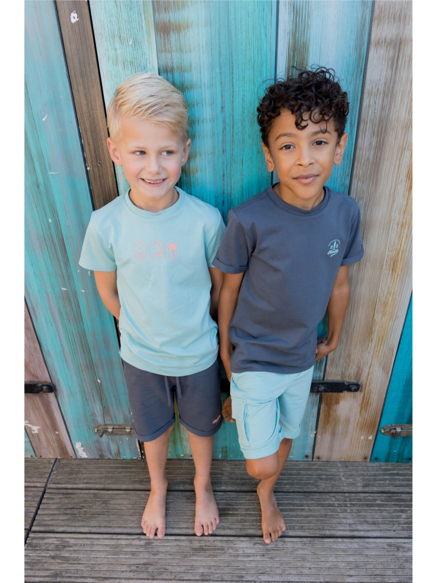 Grijze sweatshort voor jongens van SKURK/ Zomerkleding 2025
