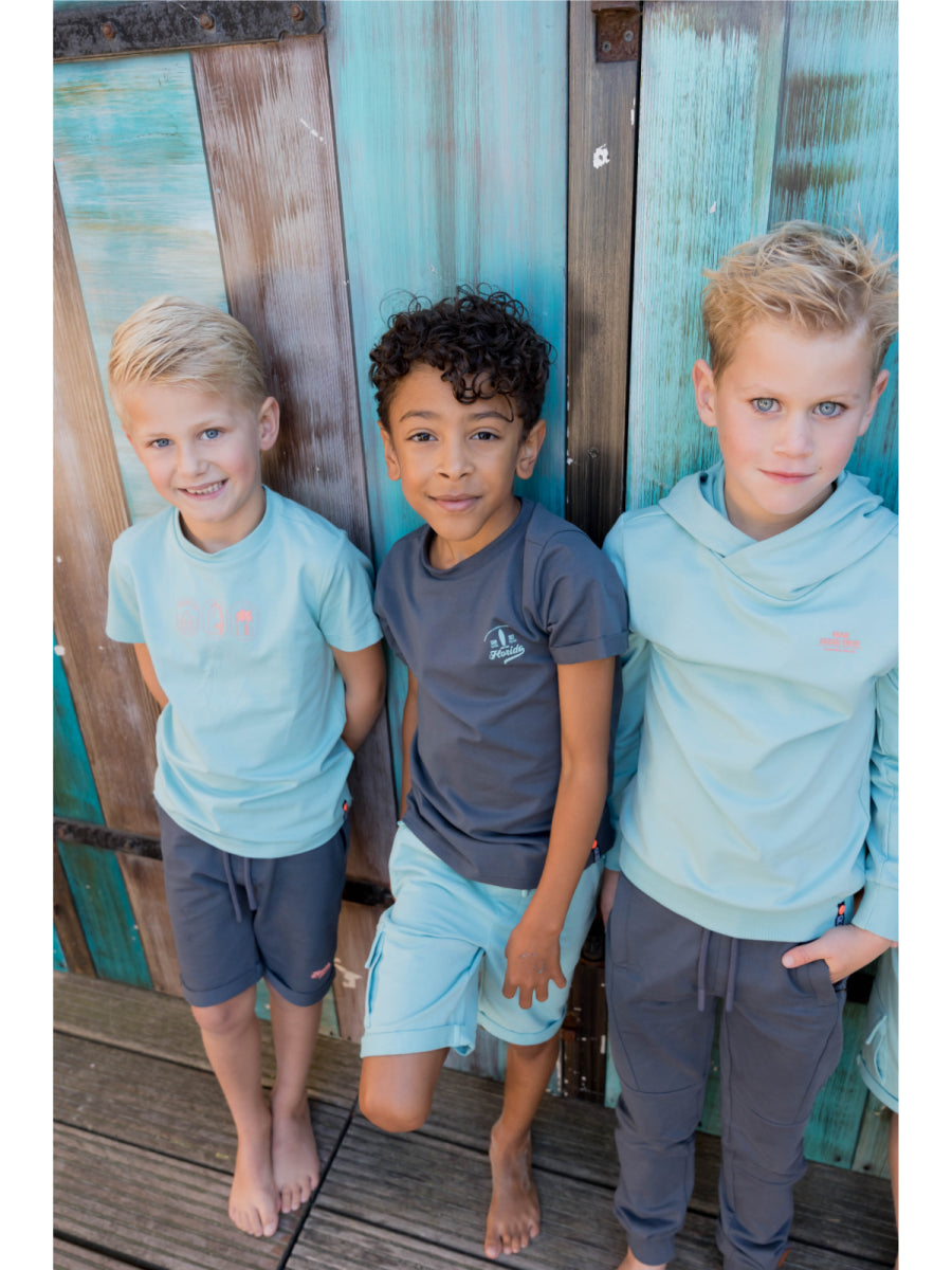 Grijze sweatshort voor jongens van SKURK/ Zomerkleding 2025