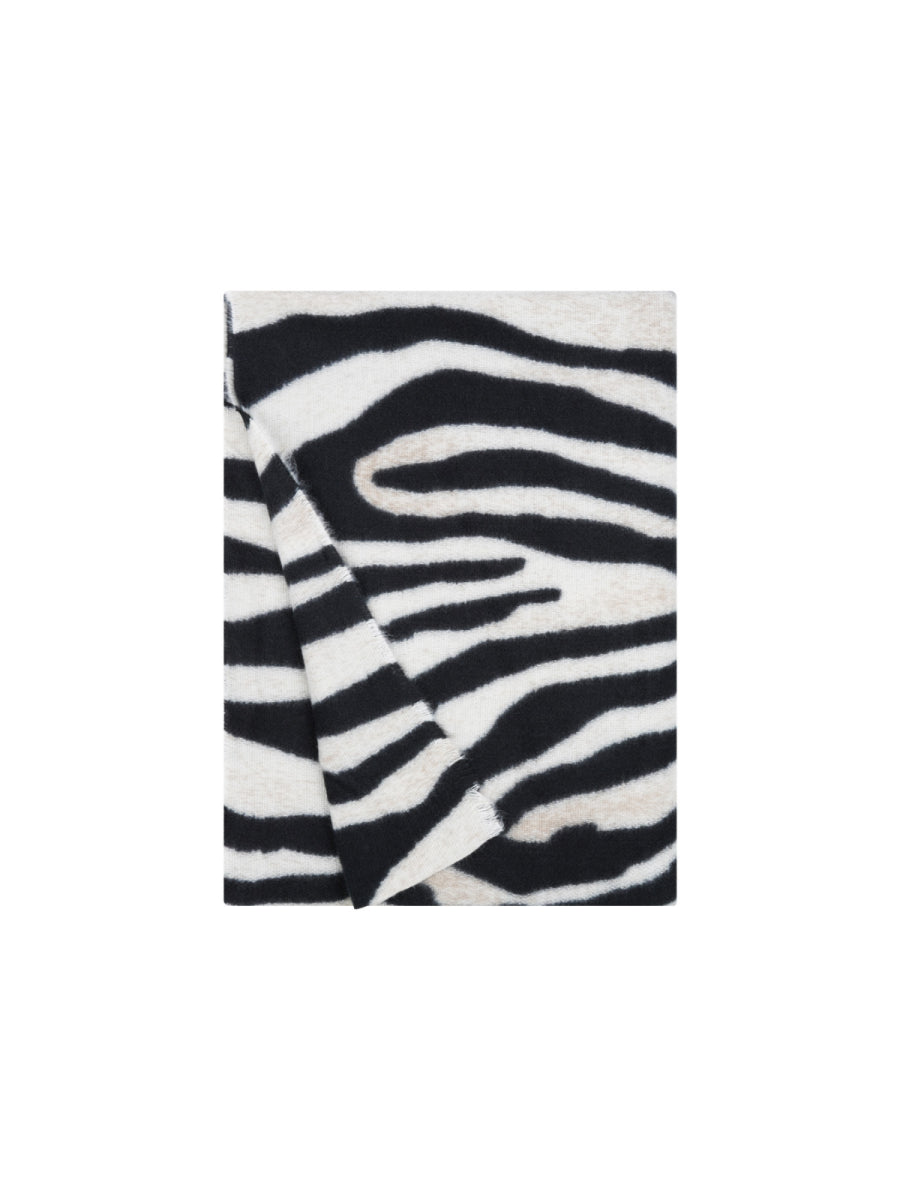 Sjaal met zebraprint voor in de winter voor dames of meisjes