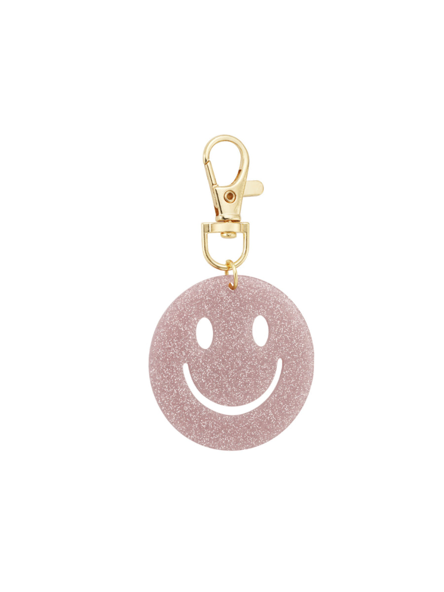 smiley sleutelhanger zalmroze van yehwang