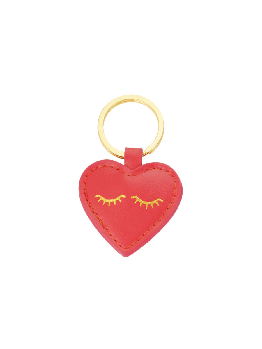 Sleutelhanger heartful smile van Yehwang in rood