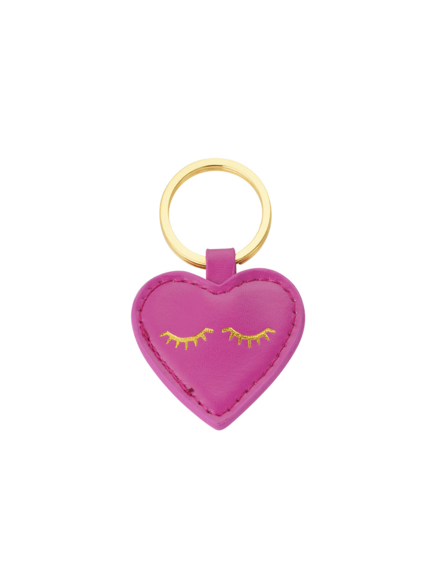 Sleutelhanger heartful smile in Fuchsia van Yehwang