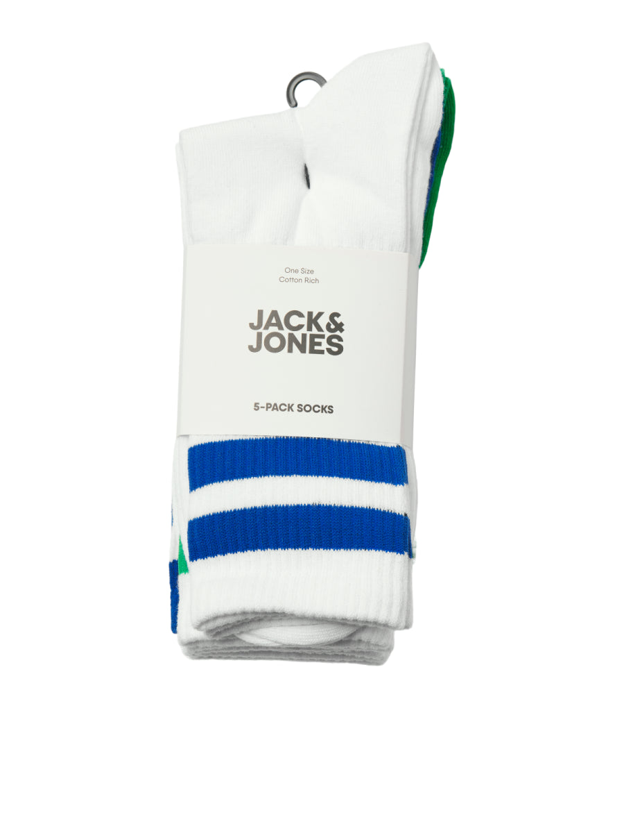 sokken 5 pack voor jongens van het merk Jack & Jones Junior