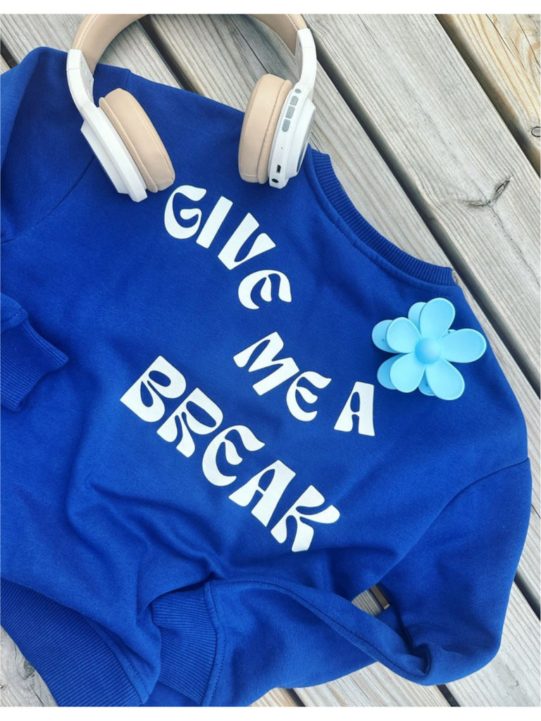 Sweater van Kids ONLY voor meisjes in het blauw