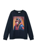 Sweater van NAME IT voor jongens met print van een aap