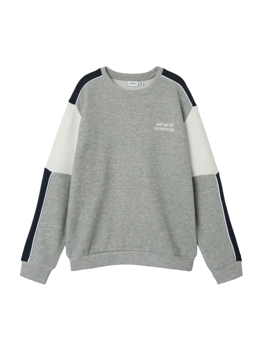 sweatshirt in het grijs voor jongens van NAME IT