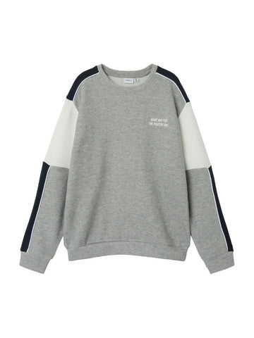 sweatshirt in het grijs voor jongens van NAME IT