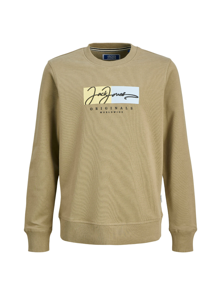 Sweatshirt van jack and jones mini voor jongens met logoprint