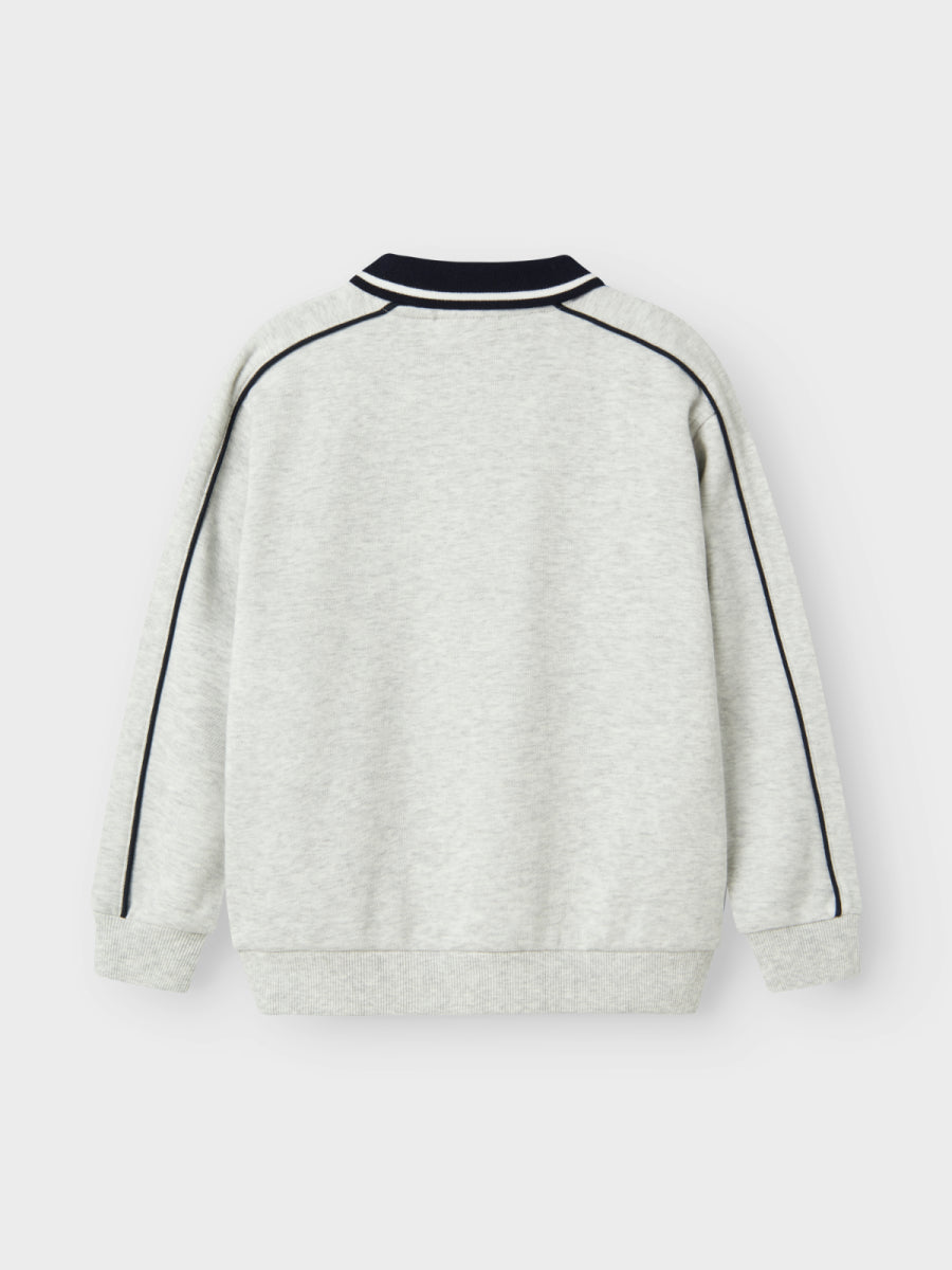 sweatshirt polo in het grijs voor jongens van Name it
