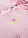 Sweatshirt in roze voor meisjes van Mini Rebels. Zomer collectie 2025