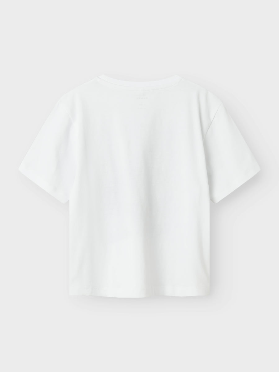 T-shirt met Puma print voor meisjes in het wit van Name it