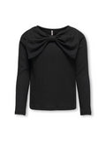 Top met strik in het zwart voor meisjes van Kids ONLY