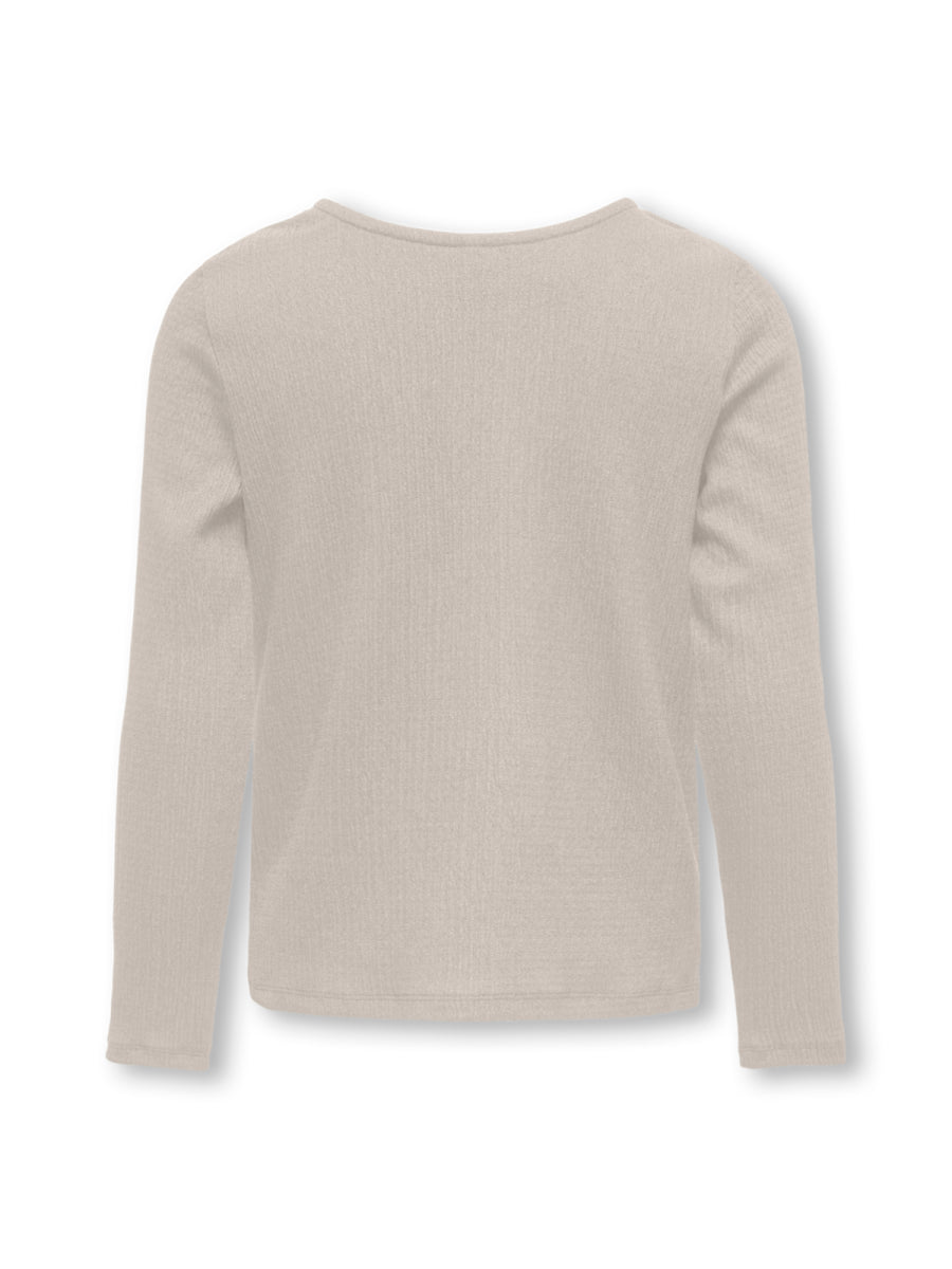 Longsleeve beige voor meisjes van Kids ONLY