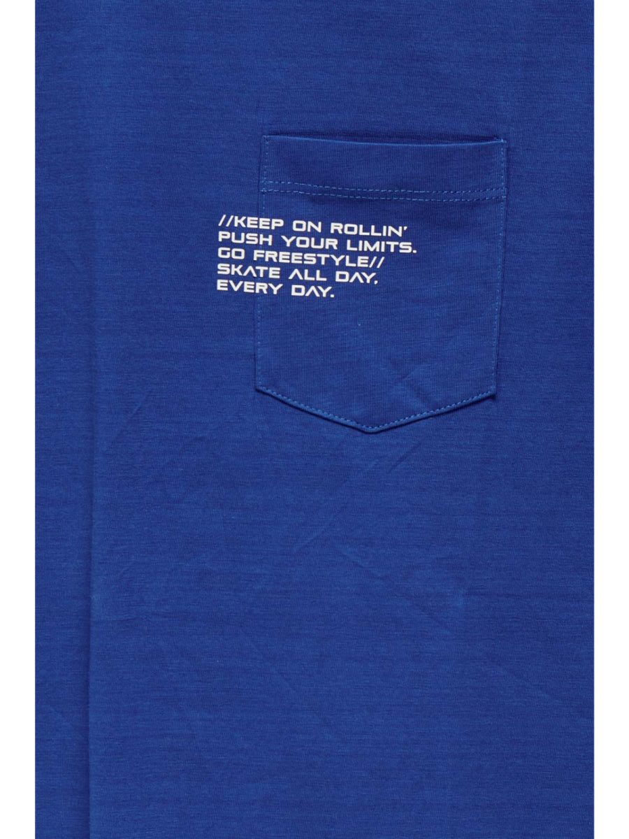 T-shirt in blauw voor jongens van Kids Only 