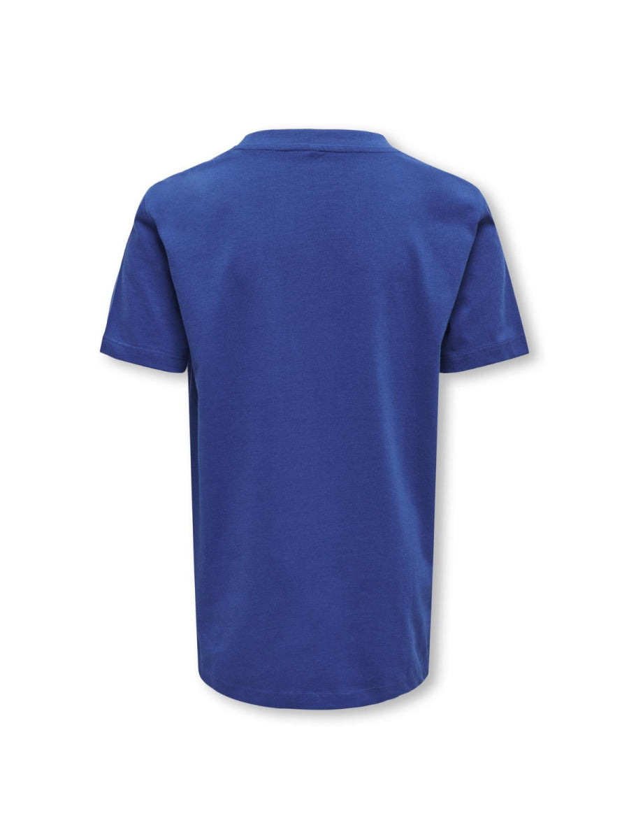 T-shirt voor jongens in het blauw van het merk Kids ONLY