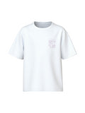 Shirt in wit voor meisjes van Name it met rugprint
