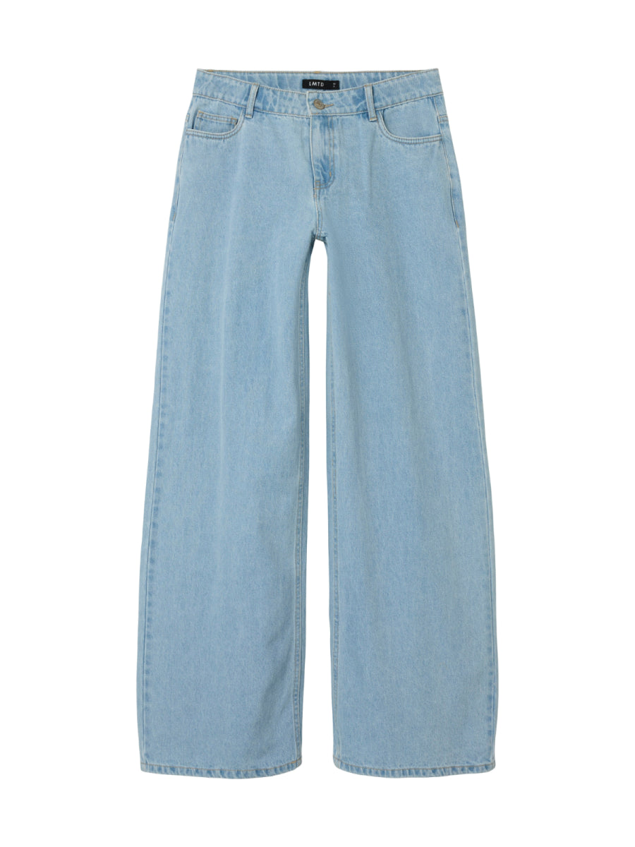 Wijde jeans voor tienermeisjes in licht blauw van LMTD